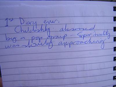 Diary page 000