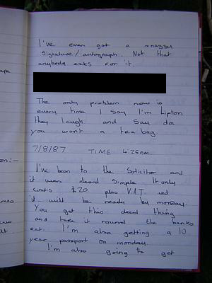 Diary page 023