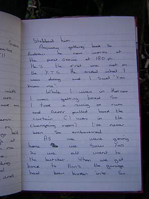 Diary page 025