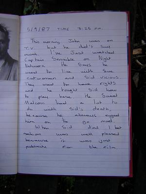 Diary page 029